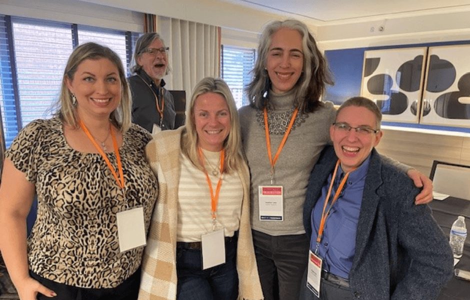 Stephanie Leverock with Gallery Systems colleagues at Collective Imagination