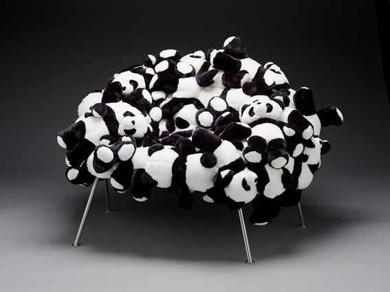 Banquete chair with pandas
