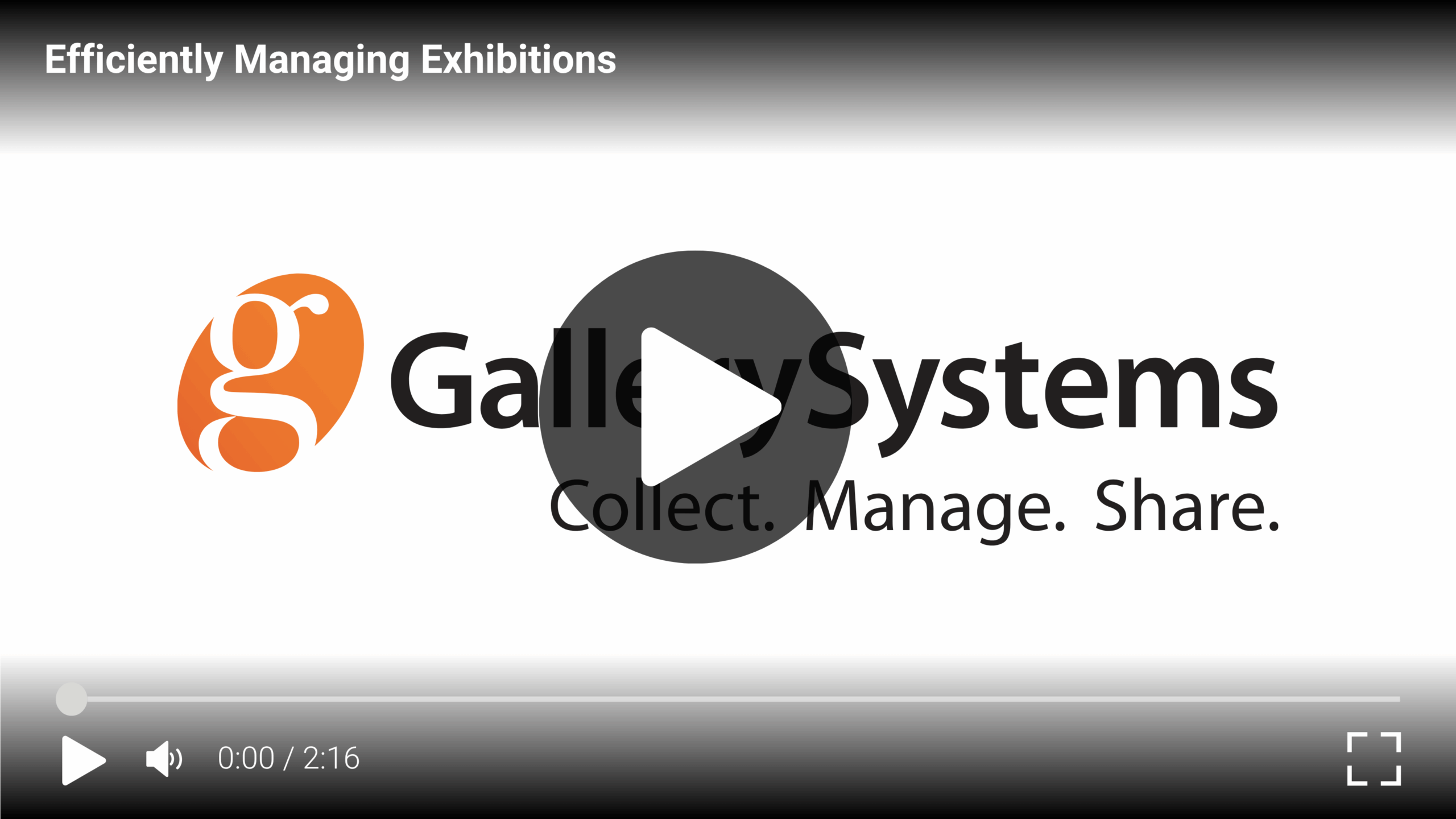 Linked video for managing Exhibitions with TMS Collections