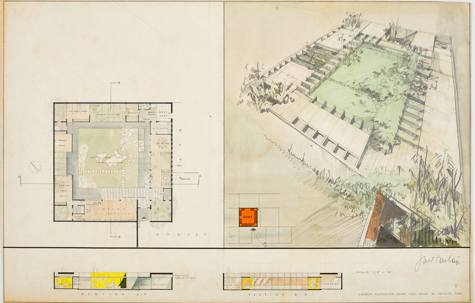 Architectural drawing from the M+ archives | Case Study | Gallery Systems