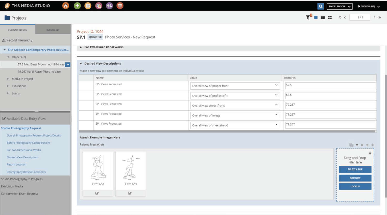 TMS Report with Object Views