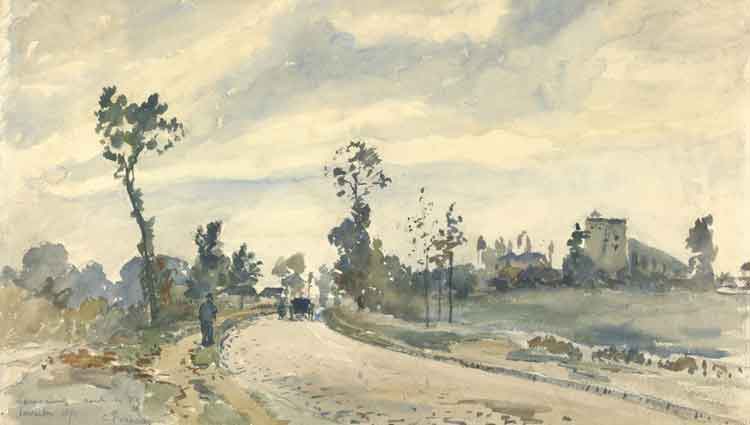 Pissarro, Louveciennes, Route de Saint-Germain