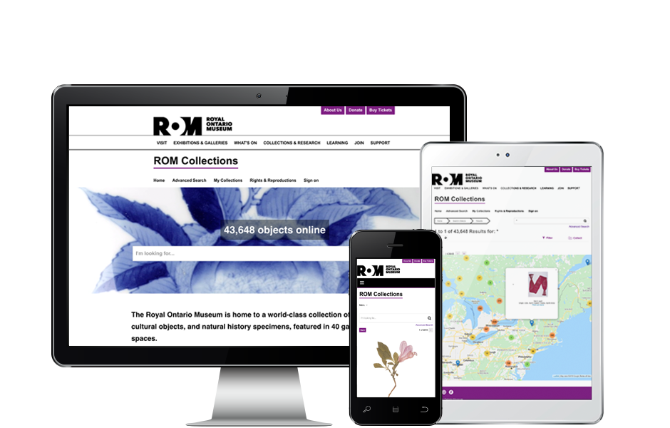 ROM_eMuseum_banner The Royal Ontario Museum's Online Collections and the eMuseum Online Collections Software | Gallery Systems