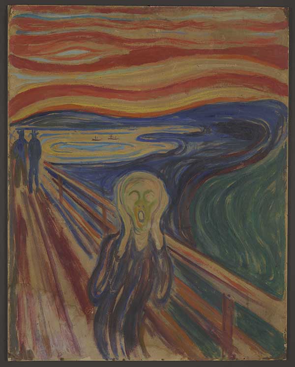 Edvard Munch. The Scream, 1910. Image © The Munch Museum.