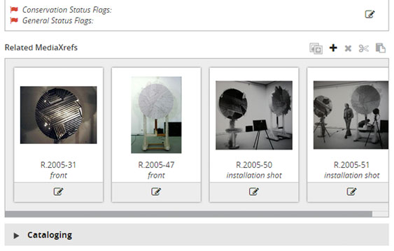 Object Records | Time-Based Media Collections | Gallery Systems